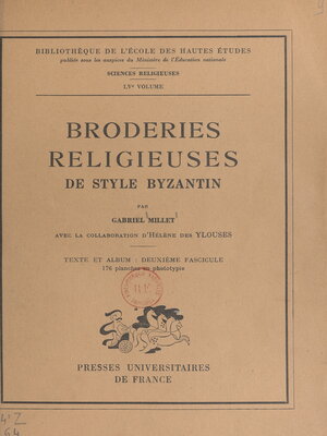 cover image of Broderies religieuses de style byzantin